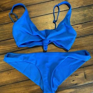 Frankies Bikini Set •Greer• Cobalt•